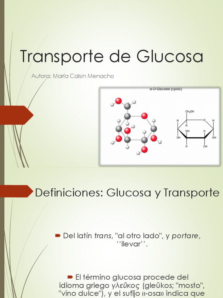 Transporte de Glucosa-