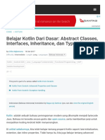 Belajar Kotlin Dari Dasar - Abstract Classes, Interfaces, Inheritance, Dan Type Alias