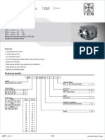 Internal Gear Pump IGP THM