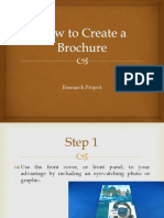 How To Create A Brochure