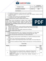 EC409 Control Systems (CareerYuga)