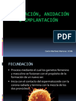 Fecundación, Nidación e Implantación