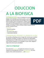 Introduccion A La Biofisica
