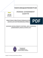 Pua - 20150601 - P U (A) 106 - PERATURAN-PERATURAN PEMAJUAN PERUMAHAN (KAWALAN DAN PELESENAN) (PINDAAN) PDF