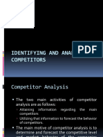 Identifying and Analyzing Competitors