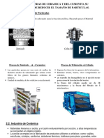 Industria Ceramica, Cemento y Particulas