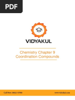 NCERT Solutions Class 12 Chemistry Chapter 9 Coordination Compounds