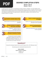 Degree Completion Steps: Questions?