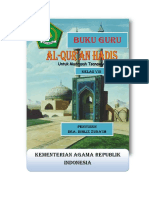 AL-QURAN HADIS VIII MTs BUKU GURU.A