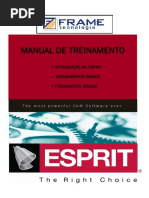 ESPRIT 2011 Treinamento Básico Torno e Fresa