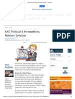 KAS_ Political & International Relation Syllabus - Careerindia