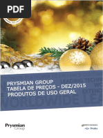 Tabela de Precos DEZ 2015 Prysmian