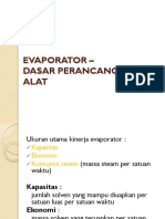 7. Evaporator Perancangan