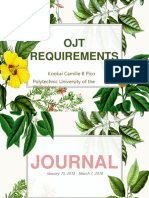 OJT Requirements: Kookai Camille B Pico Polytechnic University of The Philippines