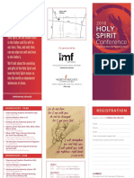 Holy Spirit Conference 2018 Brochure