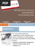 Information Lifecycle Management For Business Data