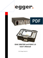 Megger - IDAX 300,350 User's Manual