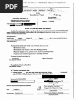 Manafort Storage Unit Search Warrant Applic and Affid