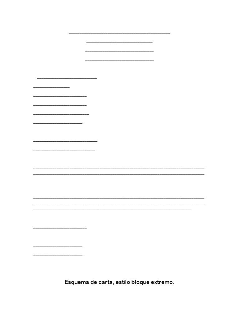 Esquema de Cartas | PDF