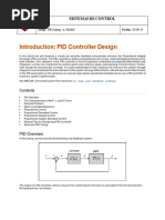 Introduction: PID Controller Design: Sistemas de Control