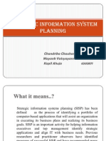 Strategic Information System Planning