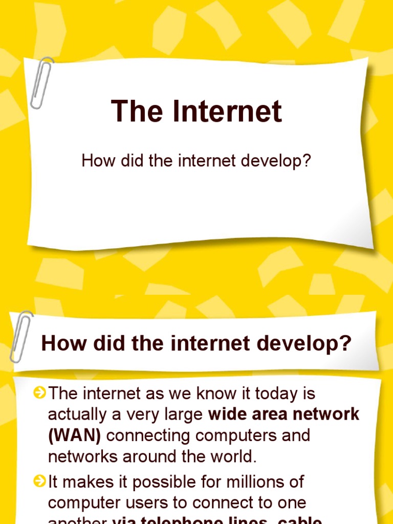 History of Internet Development | PDF | Internet | Computer Network