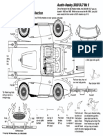 Austin Healey Cut Out Car