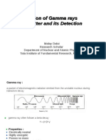 Gamma Ray Interaction and Detection Mechanisms