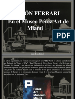 Luis Benshimol - León Ferrari en El Museo Pérez Art de Miami
