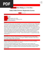 Download 2010-08-18 Zernik J Data Mining as a Civic Duty  Online Public Prisoners Registration Systems International Journal on Social Media Monitoring Measurement Mining 1 84-96 2010  by Human Rights Alert - NGO RA SN38328591 doc pdf
