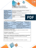 Guía de Actividades y Rubrica de Evaluación - Fase 2 - Aplicar Los Conceptos de Economía Básica en La Situación Planteada