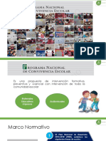 Programa Nacional de Convivenvia Escolar 2017 - 2018 PDF