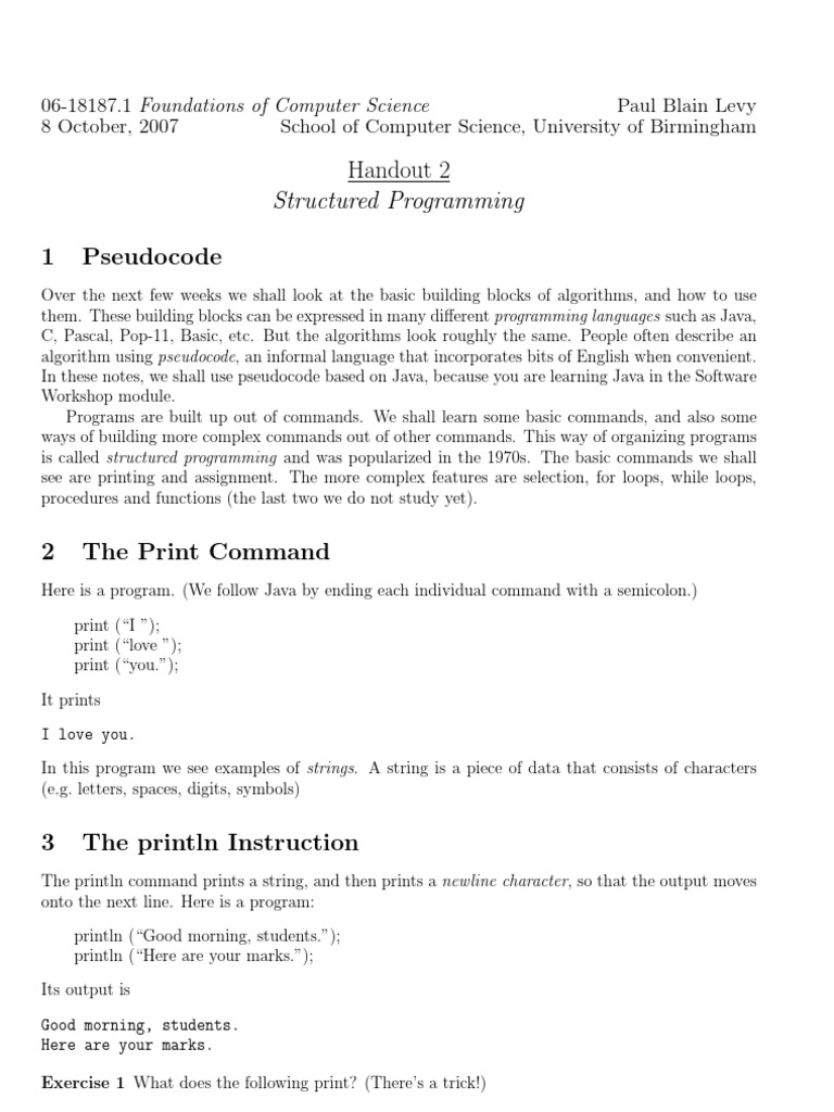 Programming in pop11