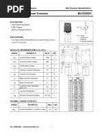 Isc BU2520DX: Isc Silicon NPN Power Transistor