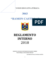 Reglamento Interno IE 3043 Ramón Castilla