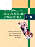 Perfil Educativo de la Región Lima Metropolitana