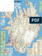 Iceland Cycling Map Front 2017