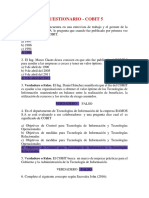 Cuestionario Del Cobit 5