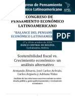 Sostenibilidad Fiscal y Crecimiento Economico - Paper Nicaragua