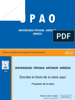 Universidad Privada Antenor Orrego: Ms. Santiago Artidoro Castillo Mostacero Filosofía y Ciencias Sociales