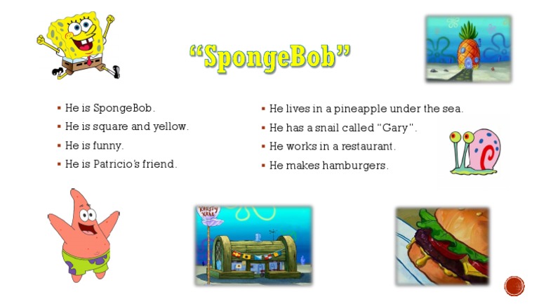 Sponge Bob | PDF | Cooking, Food & Wine