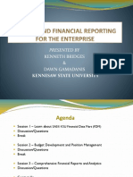 Budget and Financial Reporting For The Enterprise Part 1
