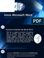 Inicio Microsoft Word - Clase 1