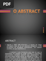 o Abstract