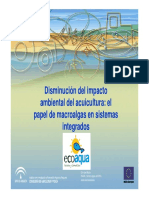 Disminución Del Impacto Ambiental Del Acuicultura El Papel de Macroalgas en Sistemas Integrados