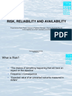 USB - Ewan Rowell - Risk Reliability and Availability