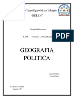 Geografia Politica