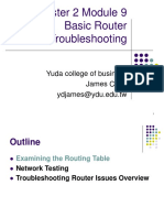 S2M09 Basic Router Troubleshooting