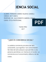 Conciencia Social