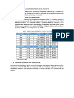 Analisis de Sensibilidad Del Proyecto